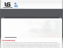 Tablet Screenshot of lgconstructions.com